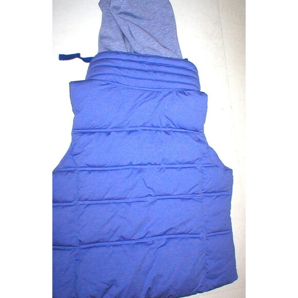 NWT Athleta $148 Womens Heather Purple Vest Detachable Hood M Warm Puffer Cozy - Picture 8 of 12